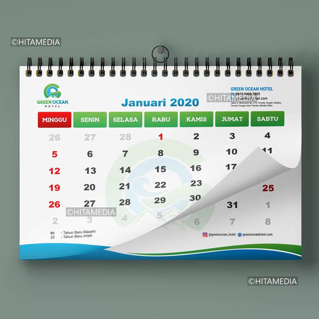 portofolio Bikin Kalender Satuan